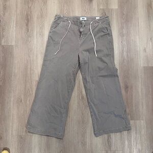 PAIGE Gray Wide-Leg Pants